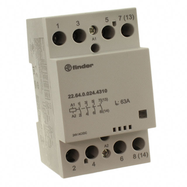 22.64.0.024.4310 Finder Relays, Inc.  Contactors (Electromechanical)